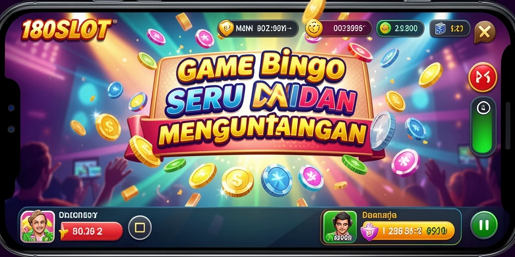 Screenshot gameplay Bingo yang seru dan menarik di 180SLOT.