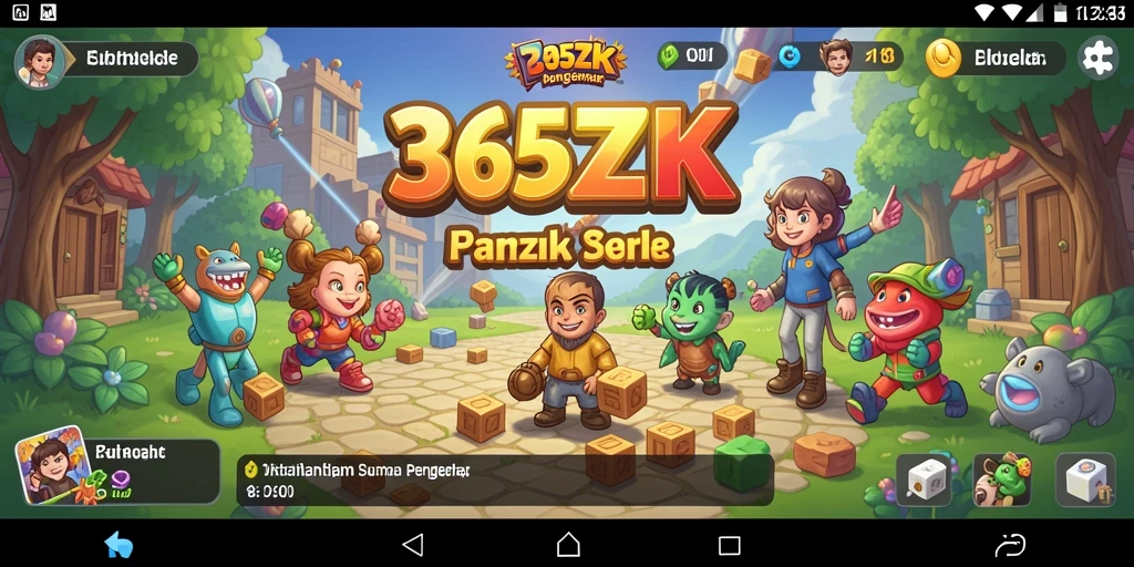 Tangkapan layar utama gameplay <strong>365ZK</strong> yang menampilkan puzzle yang menantang.