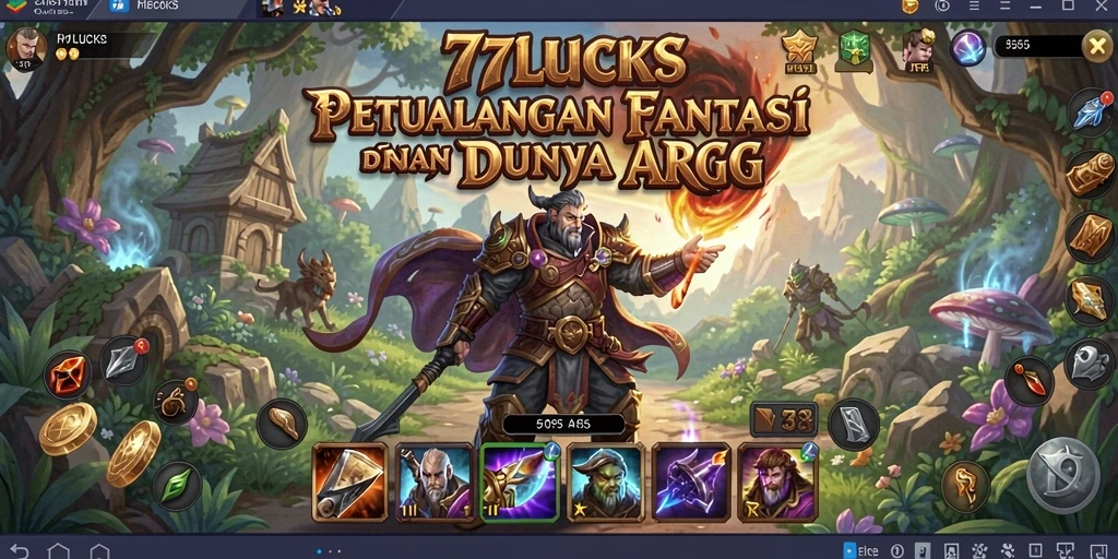 Gameplay menegangkan dengan pertempuran karakter yang epik.