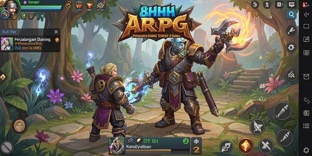Tampilan gameplay 8HHH yang mendebarkan dan penuh aksi.