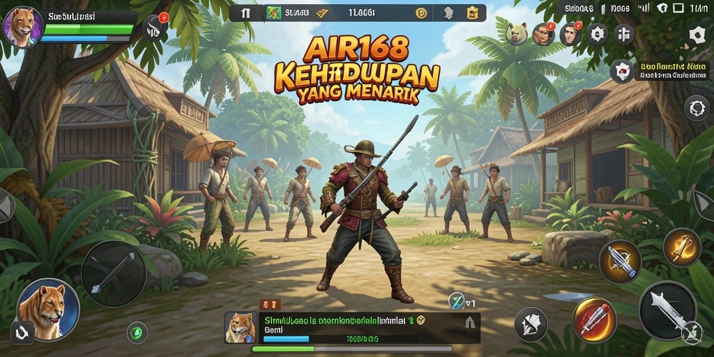 Screenshot AIR168 menunjukkan pengalaman gameplay simulasi yang imersif.