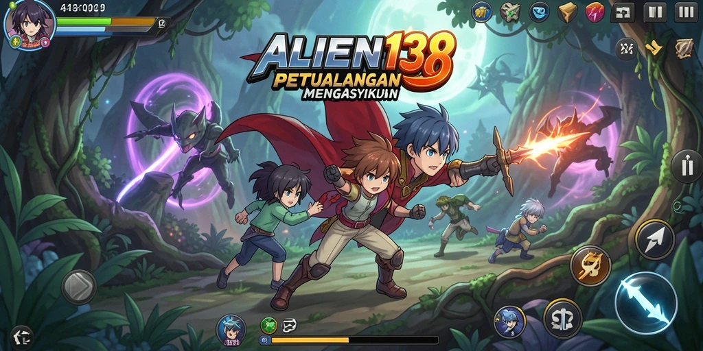 Tampilan gameplay ALIEN138 dengan karakter Anime yang menarik.