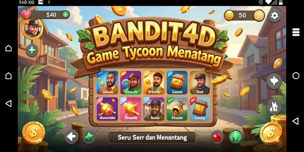 Tampilan menarik dari gameplay BANDIT4D yang mendebarkan.