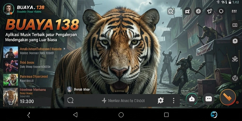 Tangkapan layar gameplay BUAYA138 menampilkan fitur interaktif dalam menikmati musik.