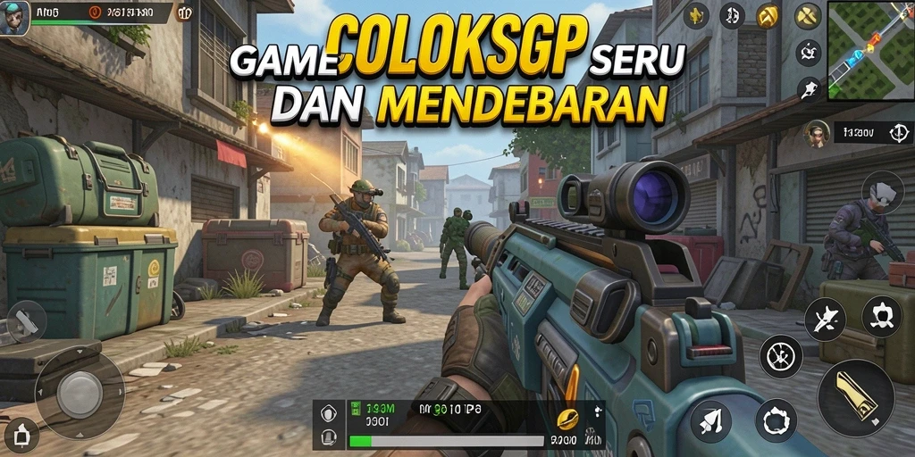 Screenshot COLOKSGP menampilkan aksi seru dalam pertarungan TPS.