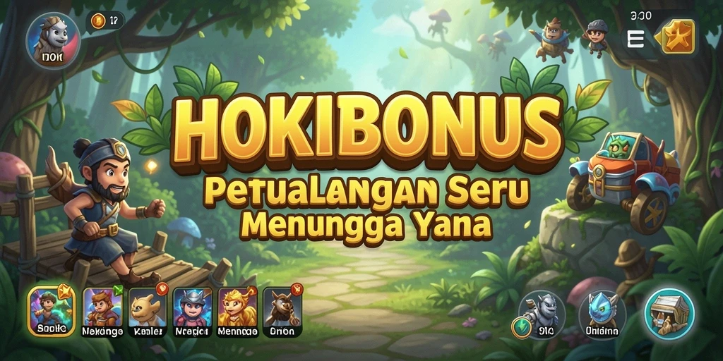 Tampilan gameplay HOKIBONUS yang menegangkan dalam petualangan seru.