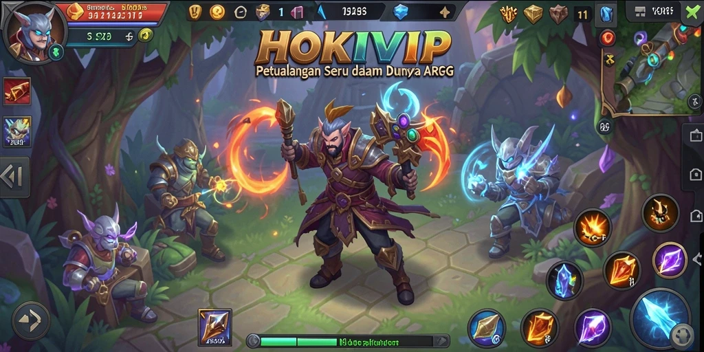 Tampilan gameplay HOKIVIP yang mendebarkan dan penuh aksi.