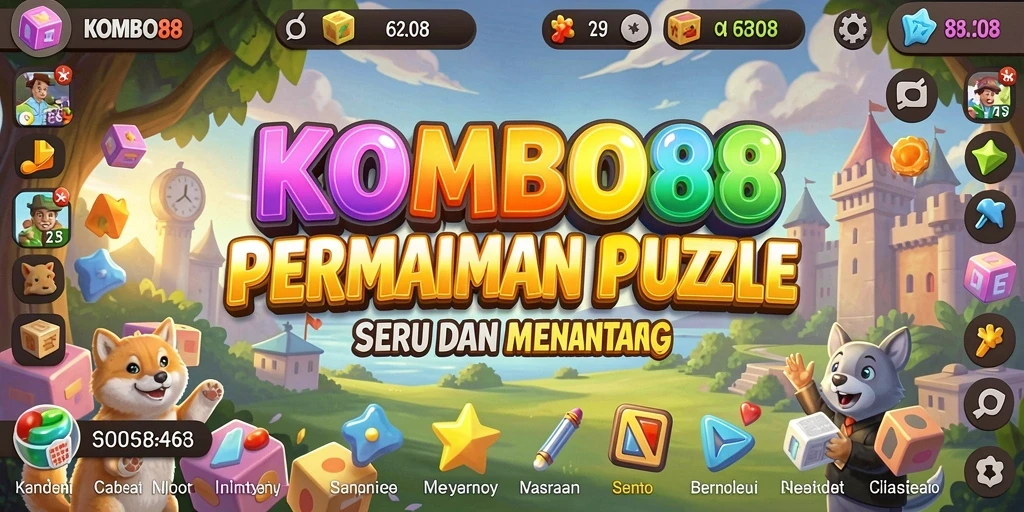 Tampilan gameplay seru dan menantang dari KOMBO88