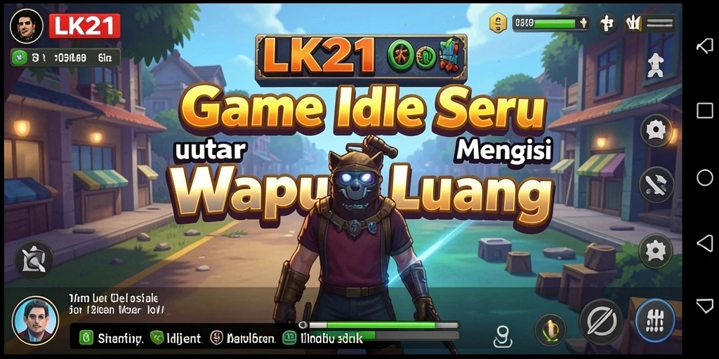 Tampilan gameplay LK21 yang menarik saat bermain Idle.