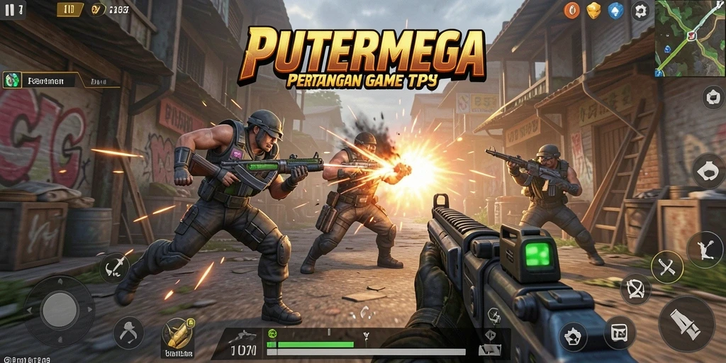 Tangkapan layar PUTERMEGA menampilkan aksi pejuang dalam pertarungan TPS yang mendebarkan.