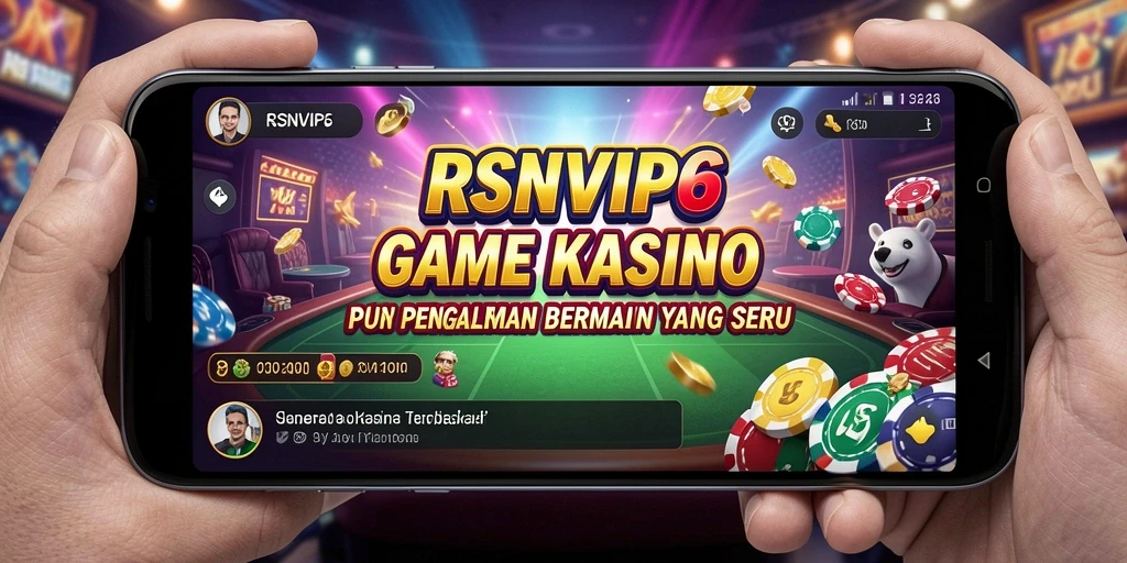Screenshot utama RSNVIP6 yang menampilkan gameplay Kasino yang mendebarkan.