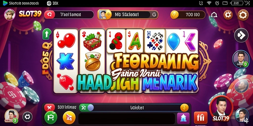 Tampilan menarik dari gameplay Domino SLOT39 yang seru.