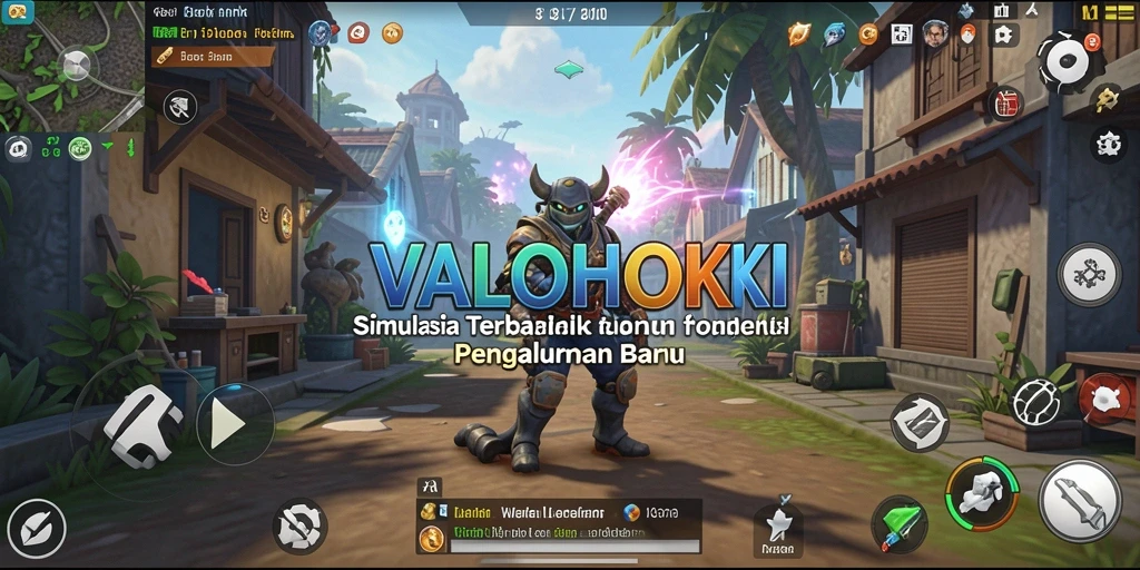 Tangkapan layar VALOHOKI yang menunjukkan gameplay menarik dan interaksi pengguna.