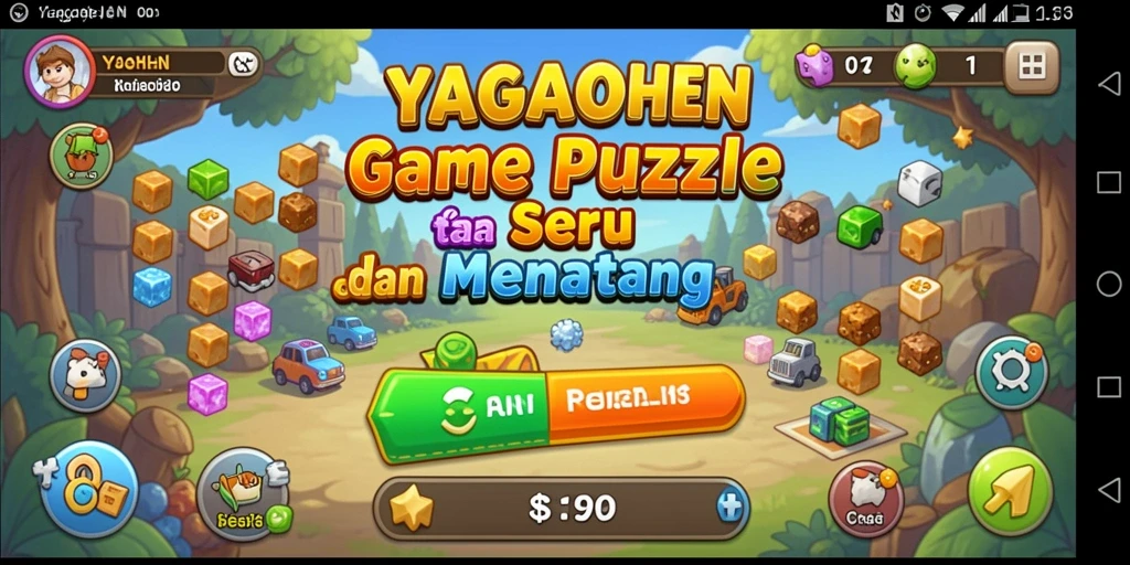 Gameplay menarik YAGAOHEN yang penuh tantangan puzzle.